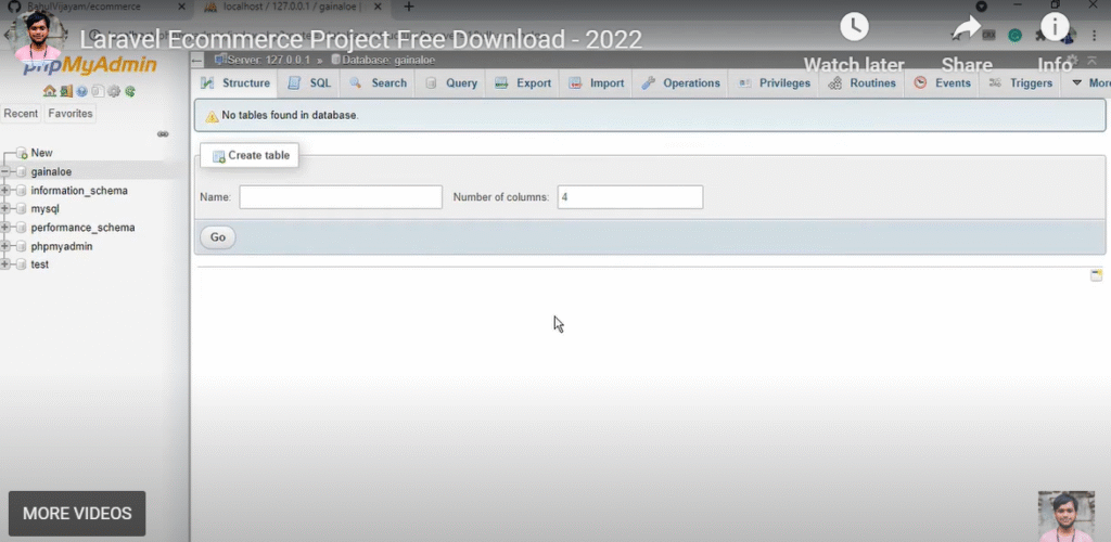 Database Creation